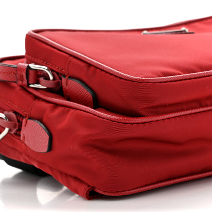 Prada Re-Nylon Saffiano Belt Bag Fuoco Black 9 of 9