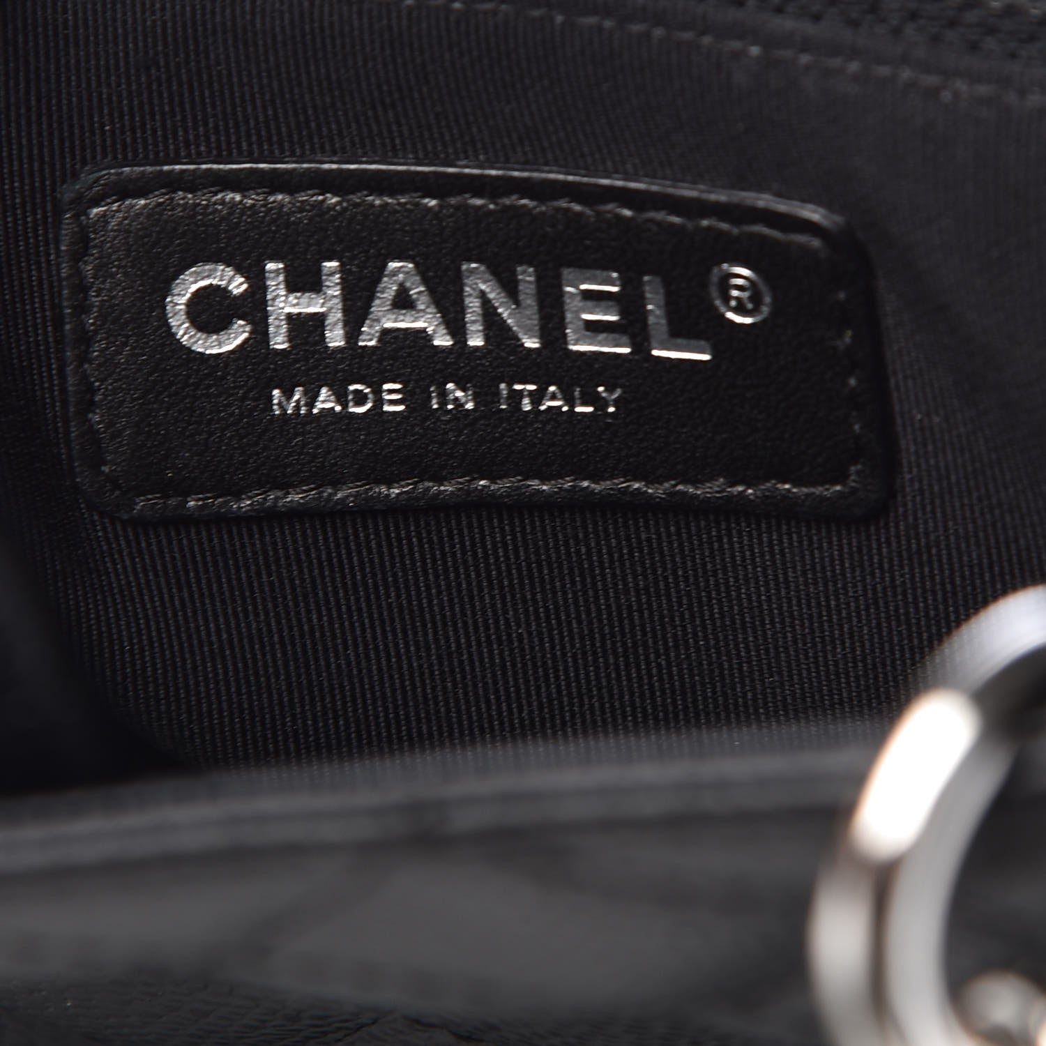 Chanel Caviar Quilted Petit Shopping Tote PST Black 6 of 9