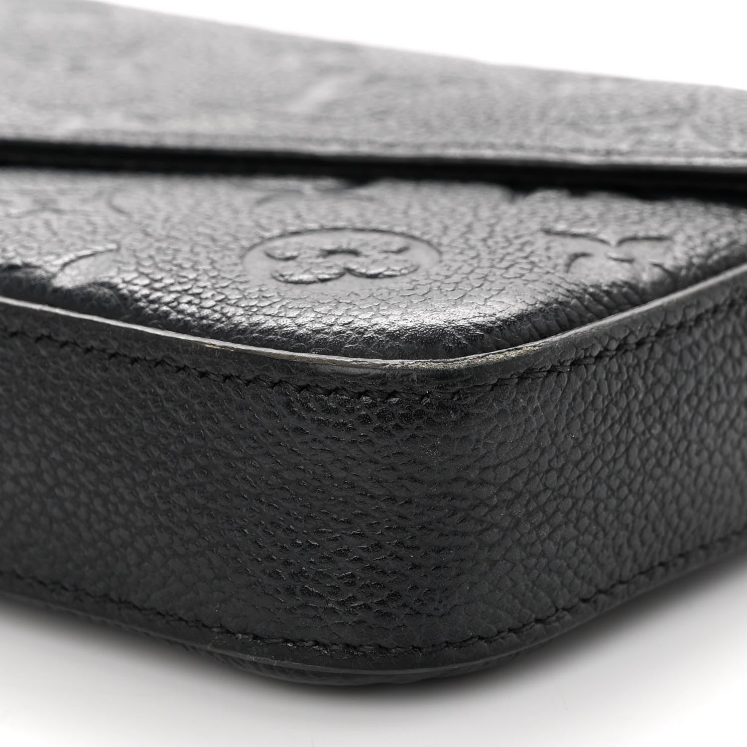 Louis Vuitton Empreinte Pochette Felicie Chain Wallet Black 10 of 13