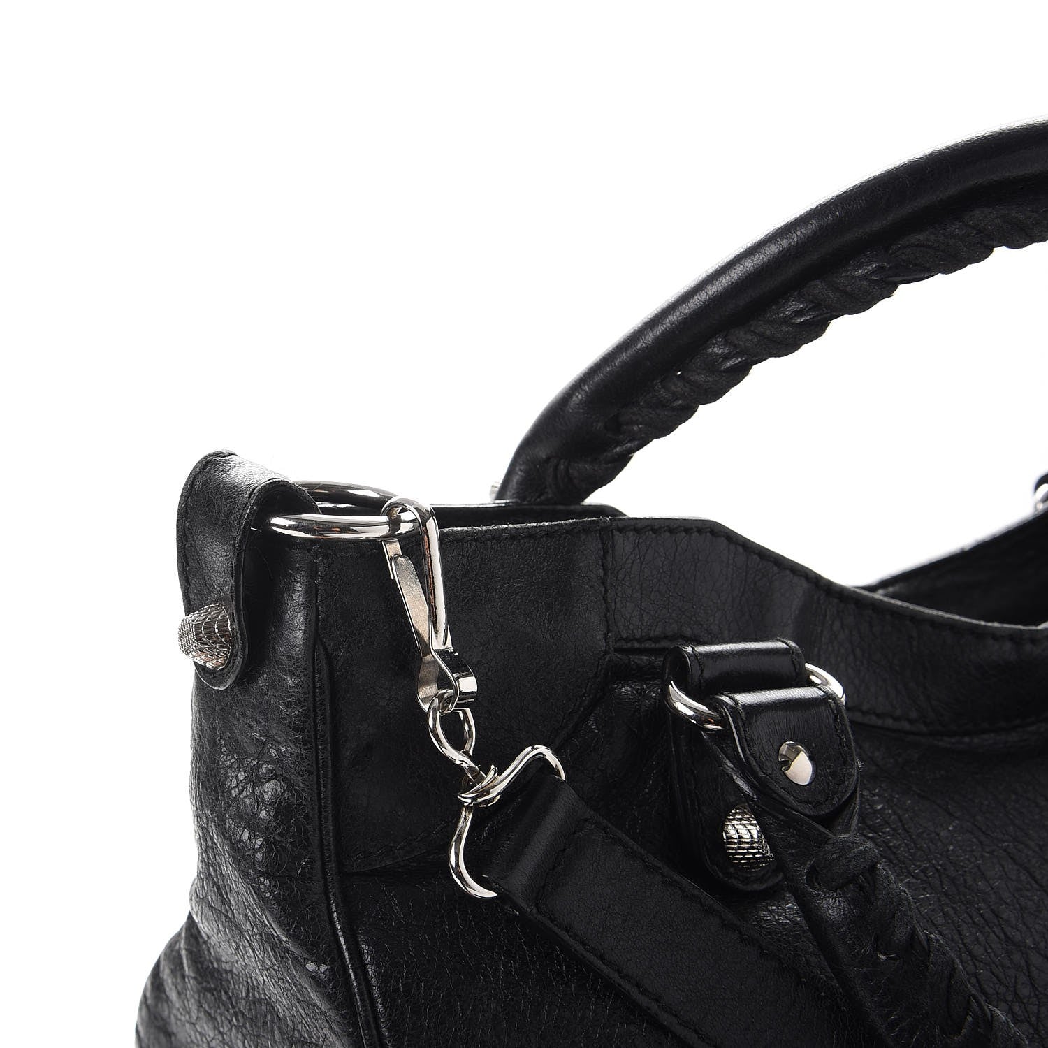 Balenciaga Agneau Giant 12 Silver Hardware Velo Black 10 of 14