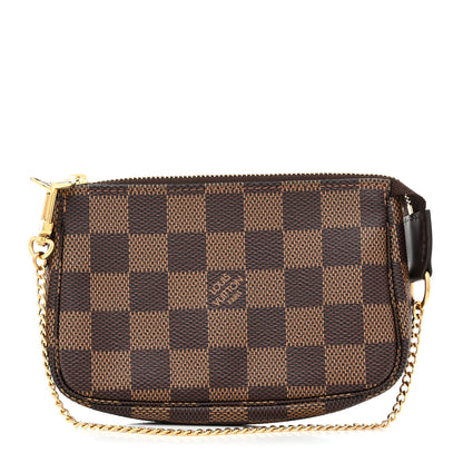 Louis Vuitton Damier Ebene Mini Pochette Accessories 1 of 8