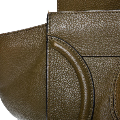 Celine Drummed Calfskin Mini Luggage Jungle 11 of 20