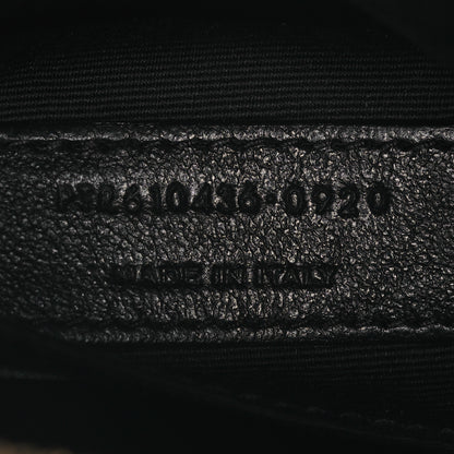 Saint Laurent Grain De Poudre Matelasse Chevron Quilted Round Vinyle Camera Bag Crema Soft 22 of 40