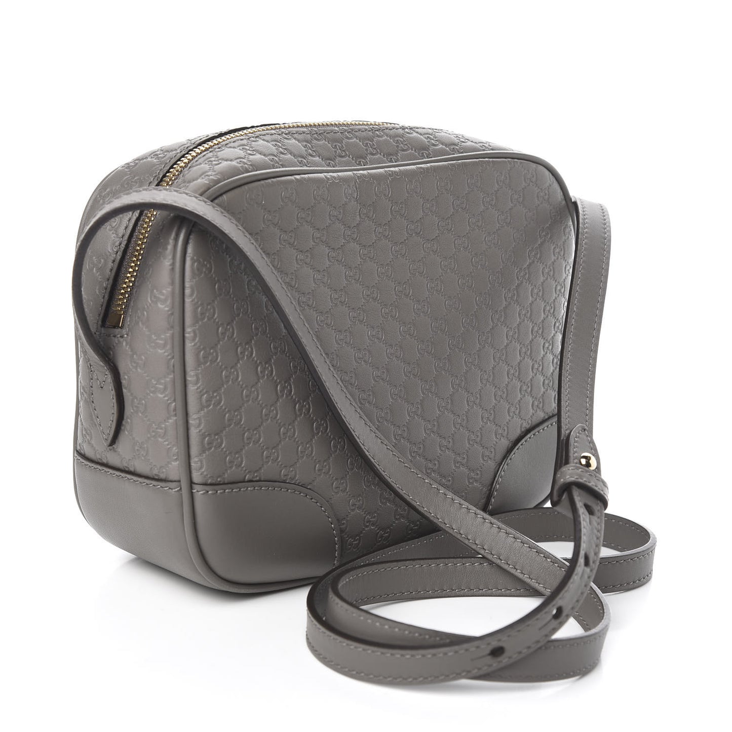 Microguccissima Mini Bree Messenger Bag Grey