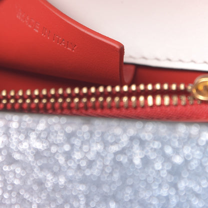 Christian Louboutin Glitter Calfskin Elisa Mini Shoulder Bag Multicolor Snow 10 of 10