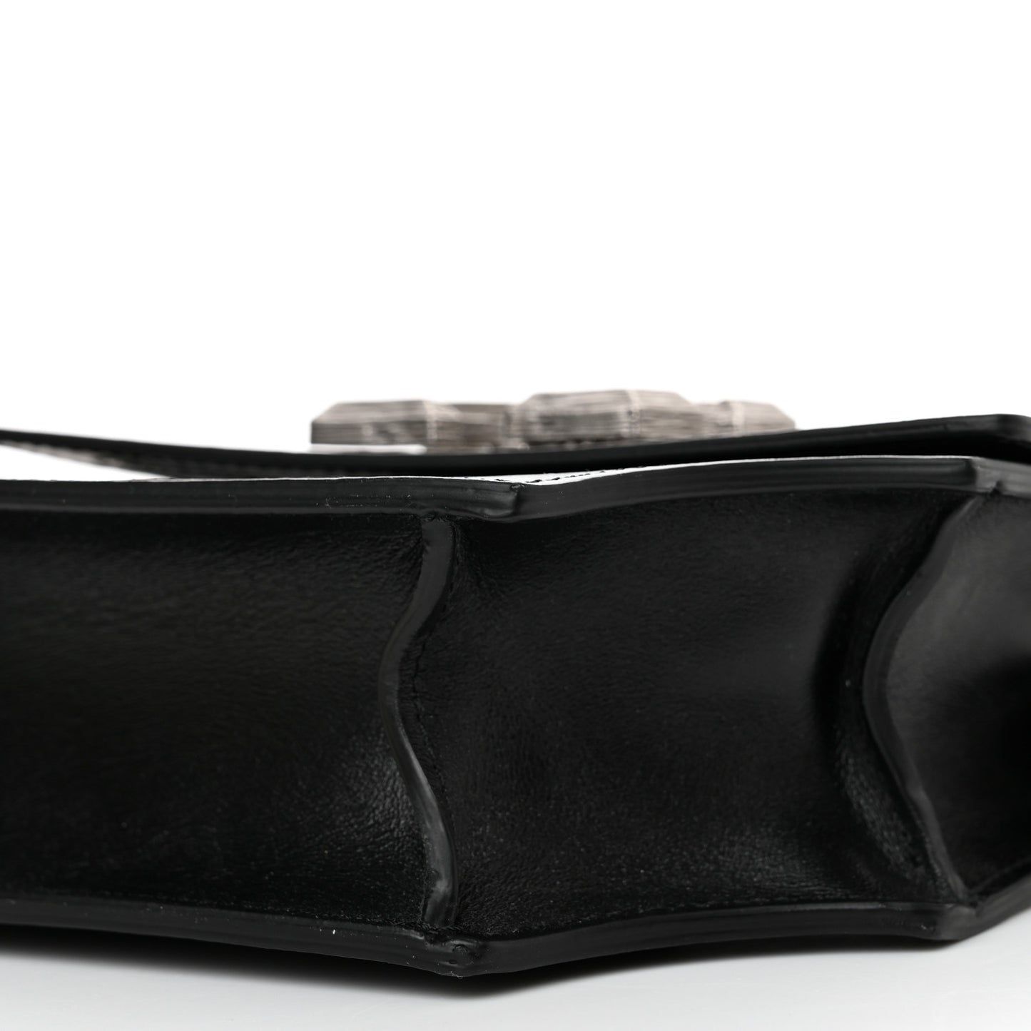 Calfskin Jitney 0.7 Meteor Bag Black