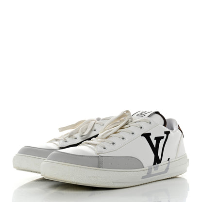 Louis Vuitton Charlie Sneakers 39 White Cacoa Brown 3 of 8