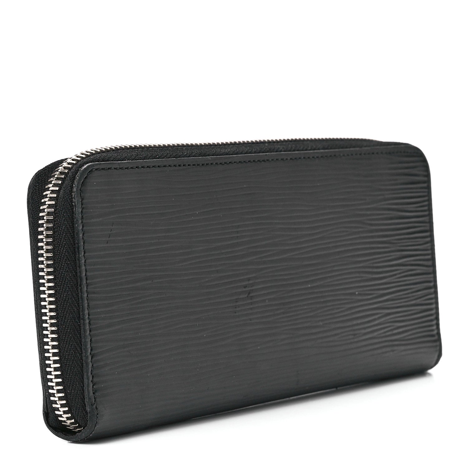 Louis Vuitton Epi Clemence Wallet Black 3 of 12