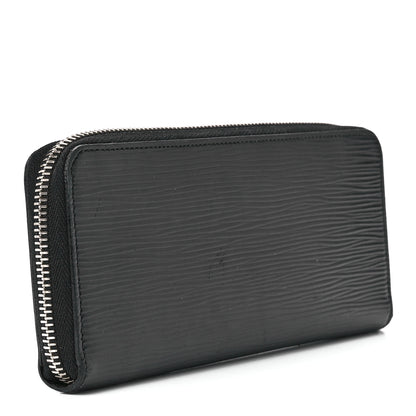 Louis Vuitton Epi Clemence Wallet Black 3 of 12