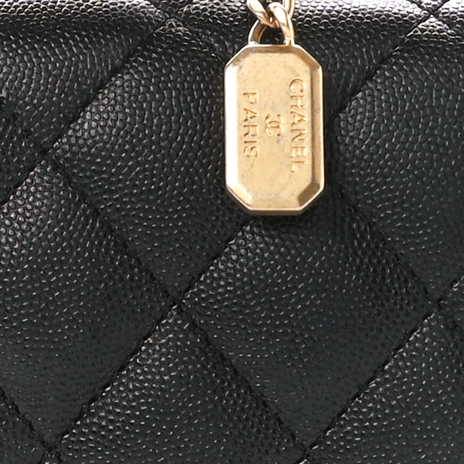 Chanel Caviar Quilted Mini Top Handle Flap Black 9 of 12