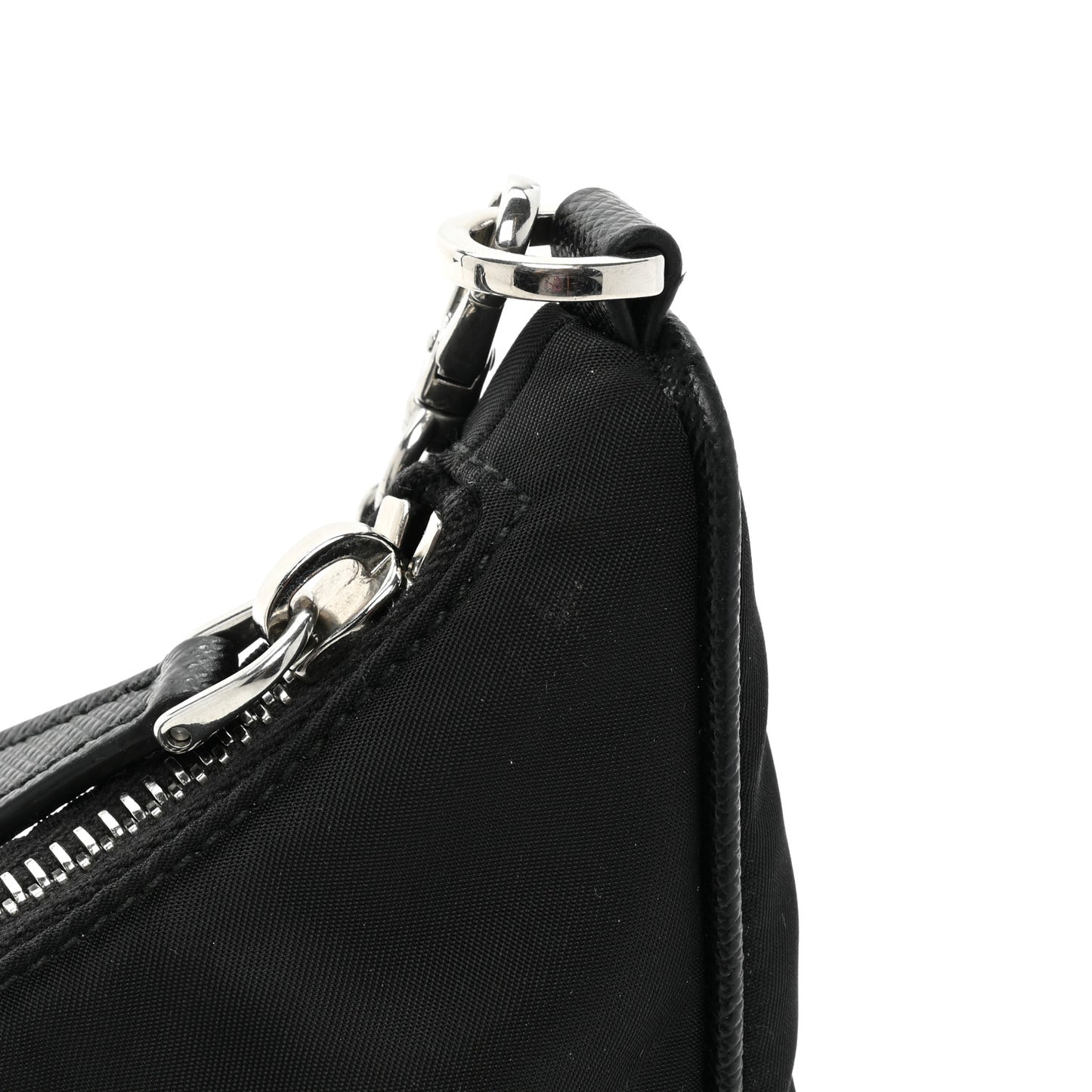 Re-Nylon Saffiano Re-Edition 2005 Shoulder Bag Black