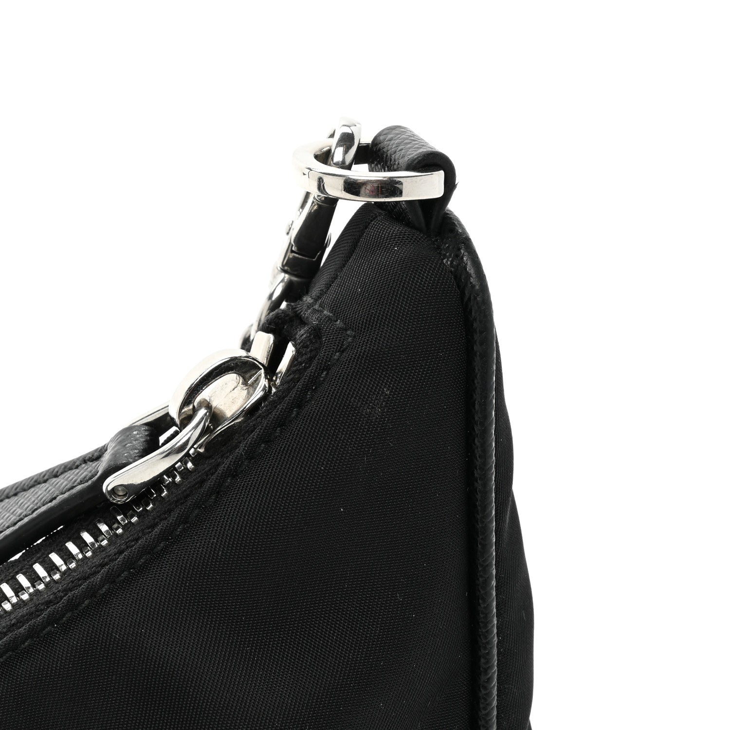Prada Re-Nylon Saffiano Re-Edition 2005 Shoulder Bag Black 11 of 12