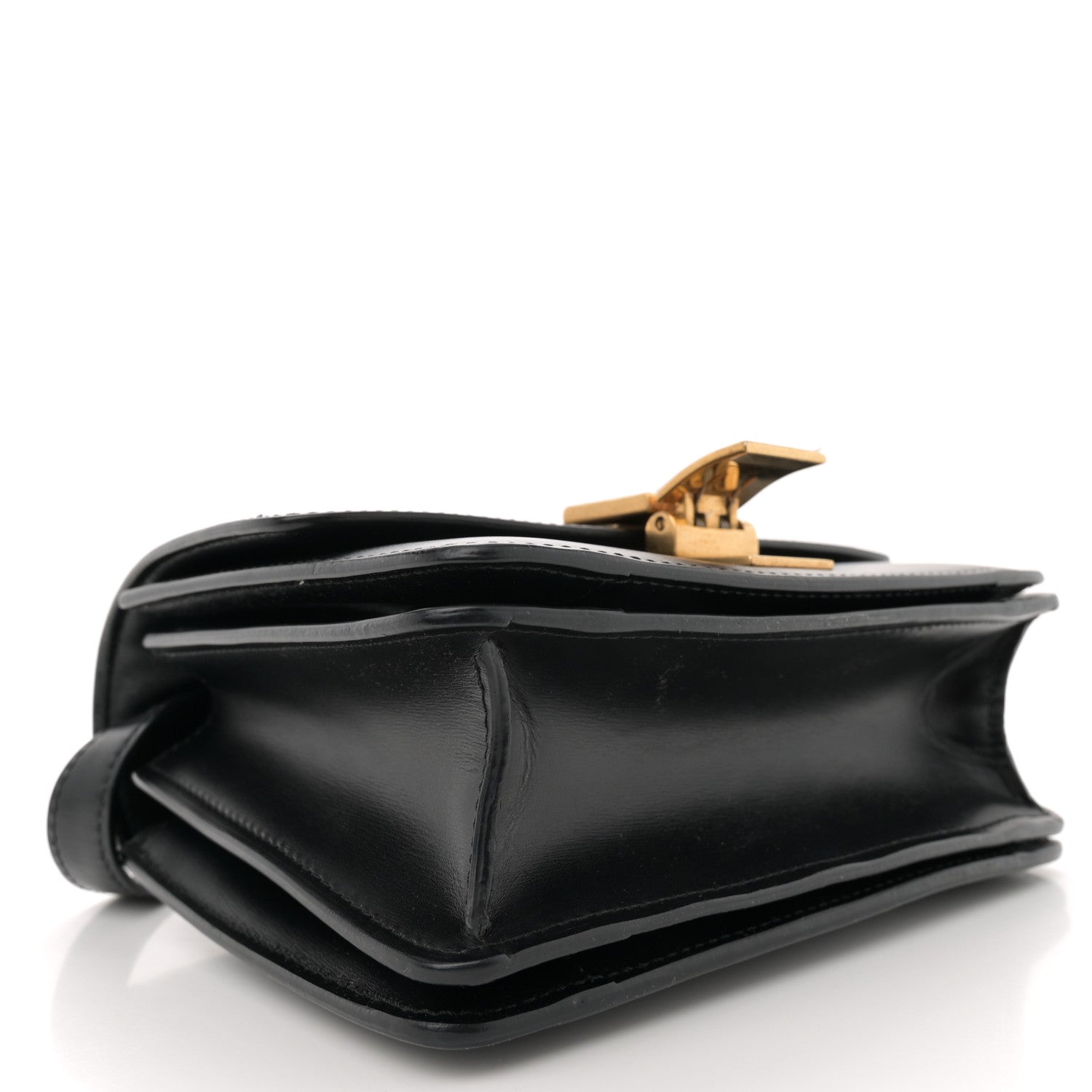 Celine Box Calfskin Small Classic Box Flap Bag Black 1663606