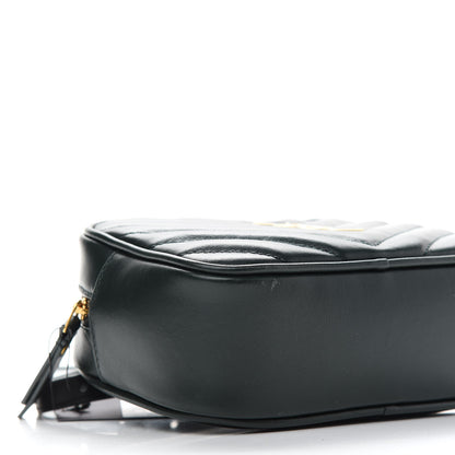 Saint Laurent Calfskin Matelasse Monogram Lou Belt Bag Dark Green 8 of 9