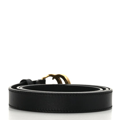 Gucci Calfskin Double G 20mm Belt 80 32 Black 2 of 5