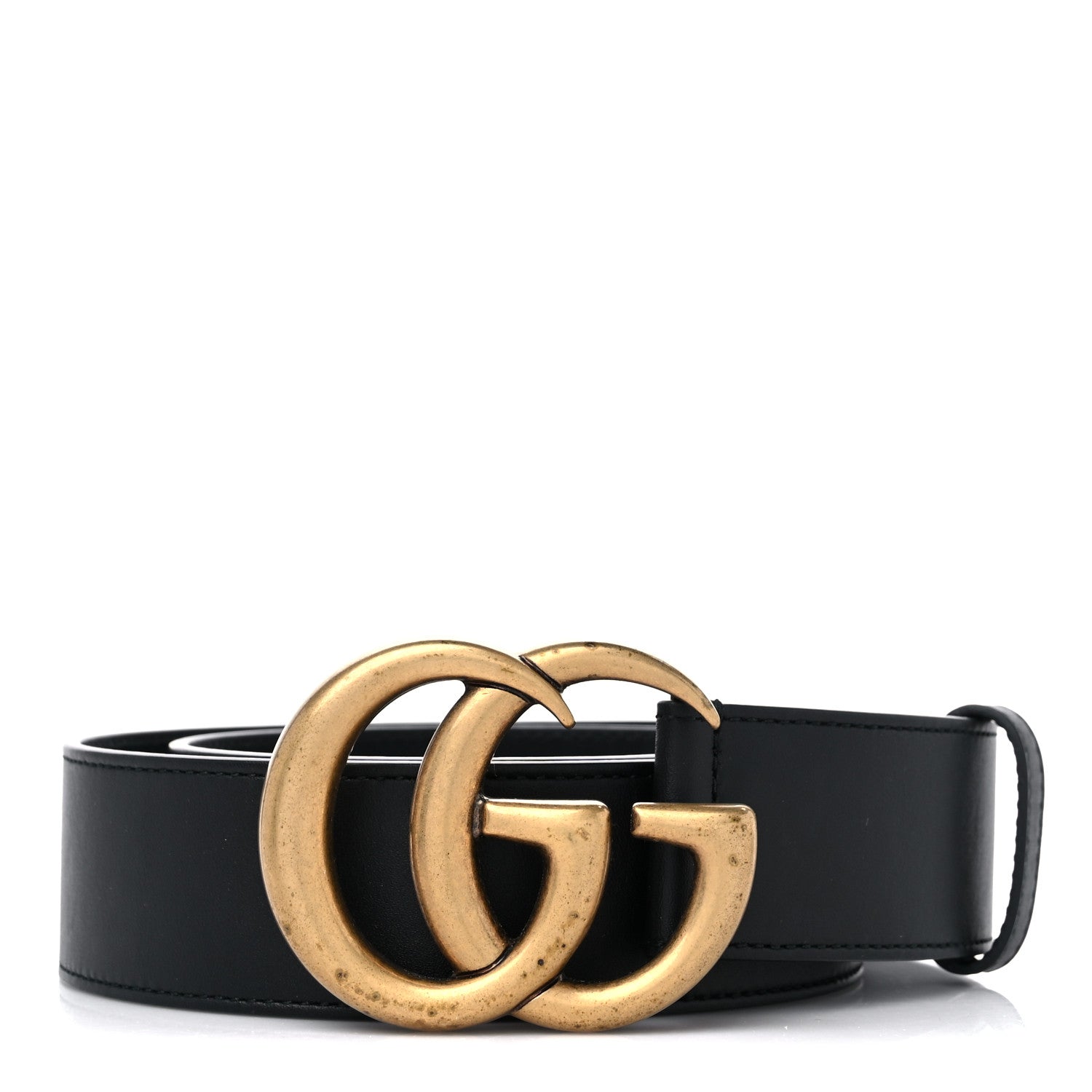 Gucci Calfskin Double G 40mm Belt 85 34 Black 1 of 6