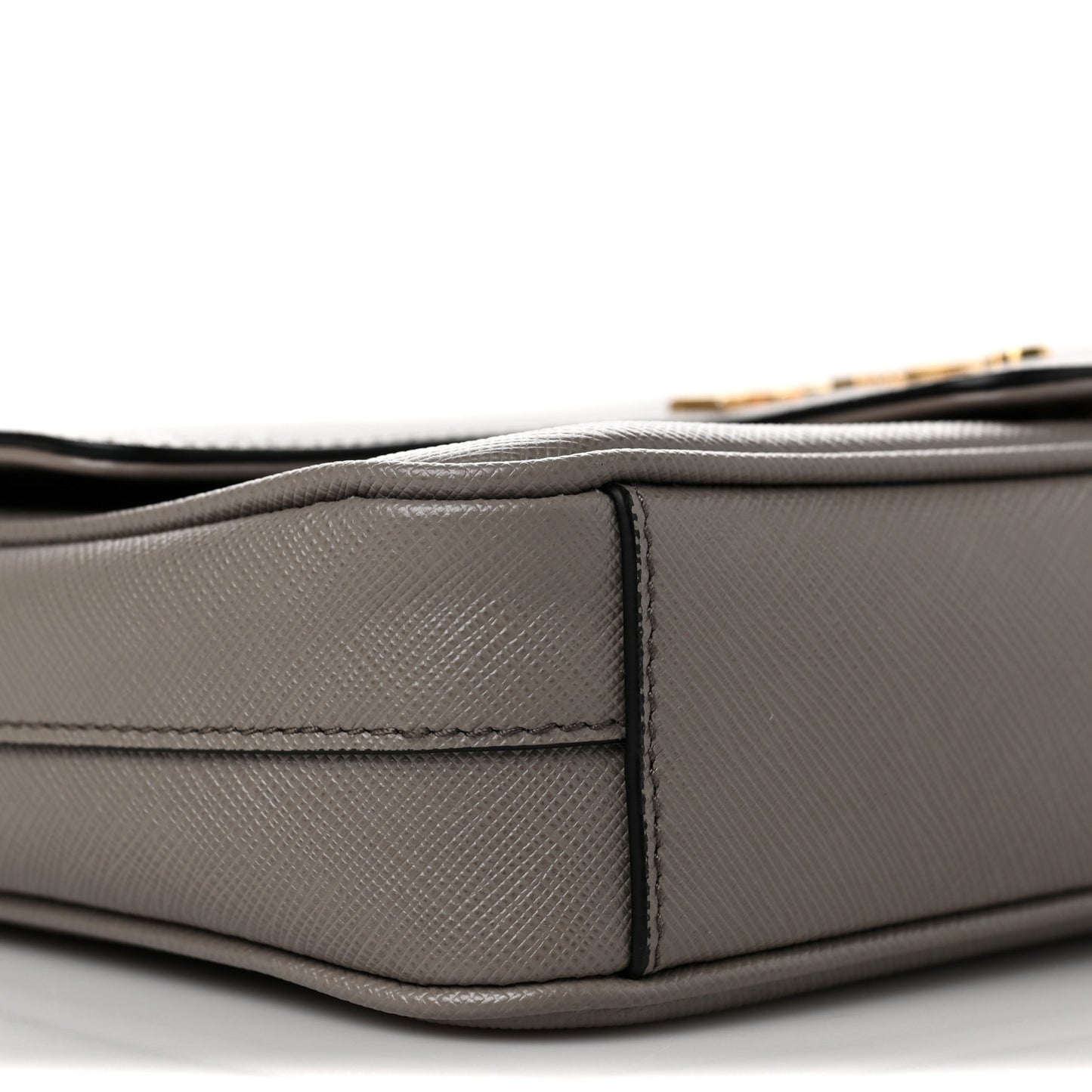 Saffiano Flap Shoulder Bag Argilla