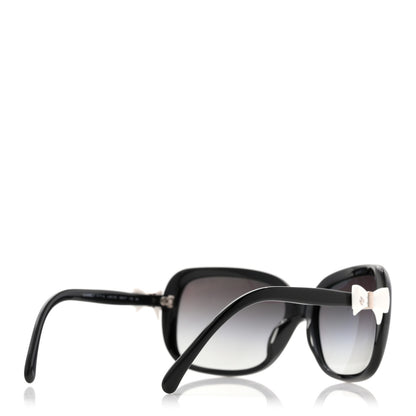 Chanel CC Bow Sunglasses 5171 Black White 4 of 7