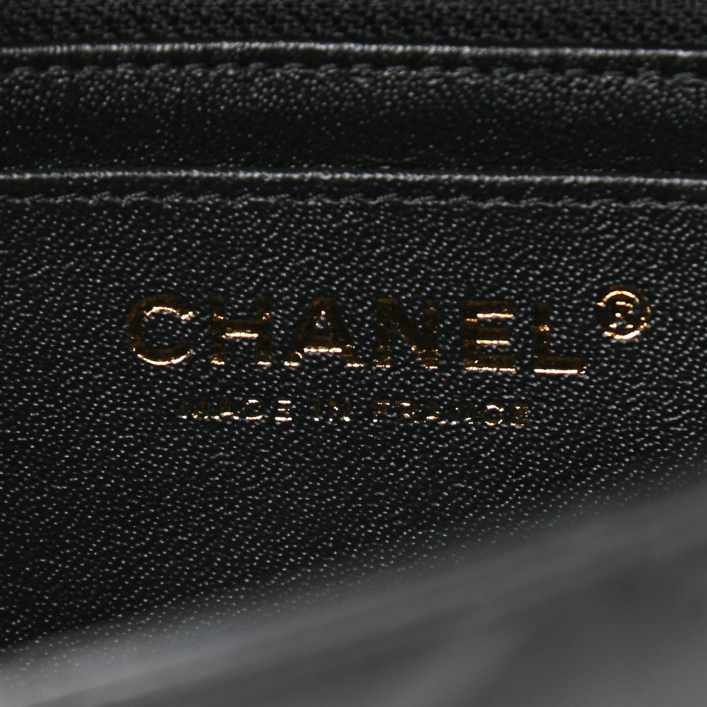 Lambskin Quilted Mini Coco Charms Rectangular Flap Black