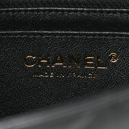 Chanel Lambskin Quilted Mini Coco Charms Rectangular Flap Black 6 of 11