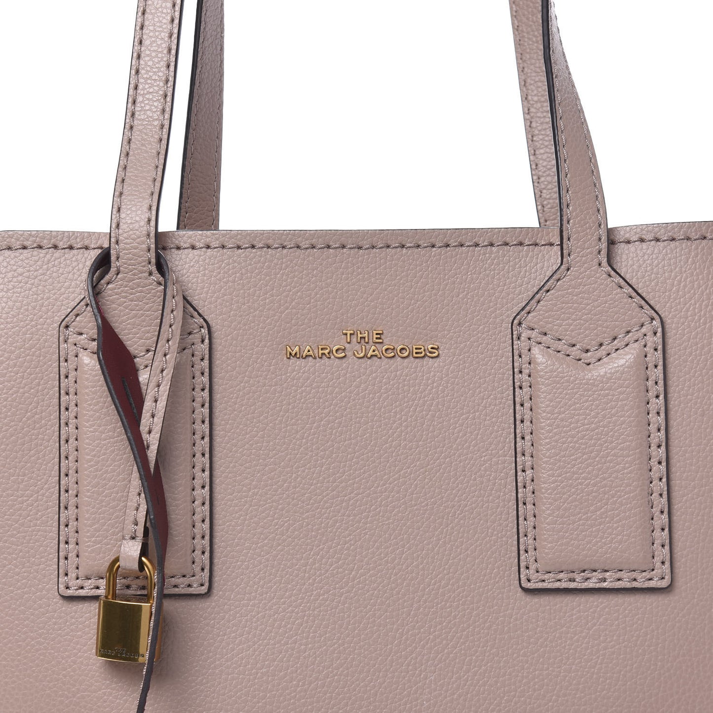 Pebbled Calfskin Editor Shopping Tote Beige