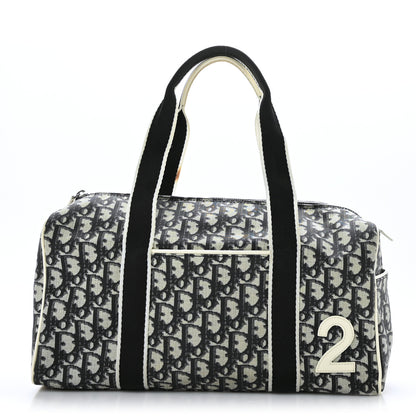 Christian Dior Monogram Trotter No 2 Boston Bag Blue 1 of 8