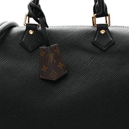 Louis Vuitton Epi Speedy Soft 30 Black 7 of 9