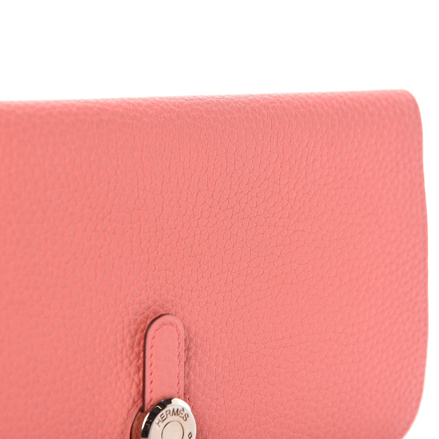 Togo Dogon Recto Verso Wallet Rose Candy