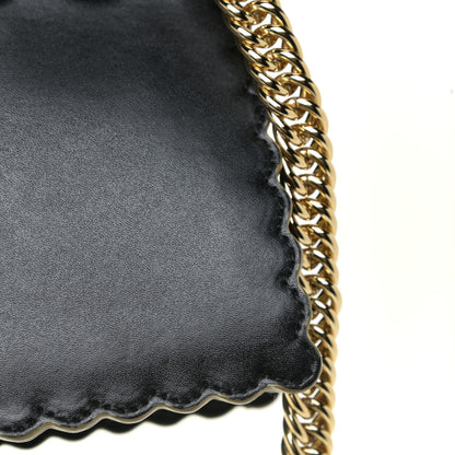 Fendi Vitello Liberty Scalloped Studded Kan I Shoulder Bag Black 18 of 18