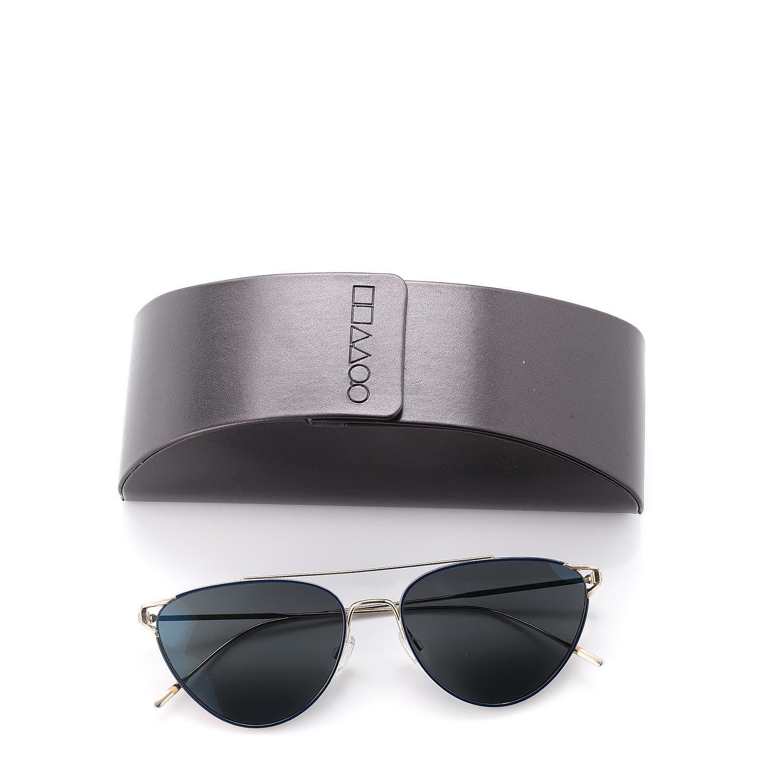 Oliver Peoples Floriana Sunglasses Gold Dark Teal 7 of 7