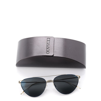 Oliver Peoples Floriana Sunglasses Gold Dark Teal 7 of 7
