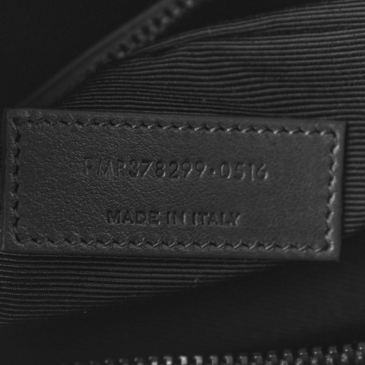 Grained Calfskin Small Sac De Jour Black