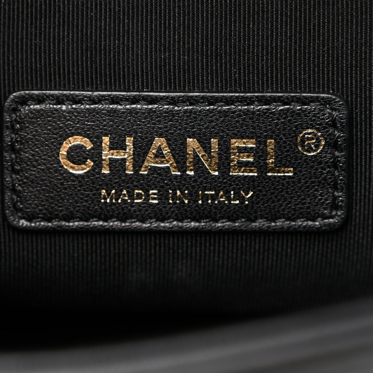 Chanel Velvet Chevron Quilted Small Boy Flap Black 9 of 13