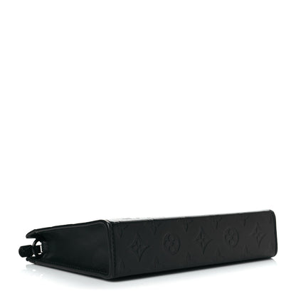 Louis Vuitton Calfskin Monogram Shadow Gaston Wearable Wallet 3 of 10