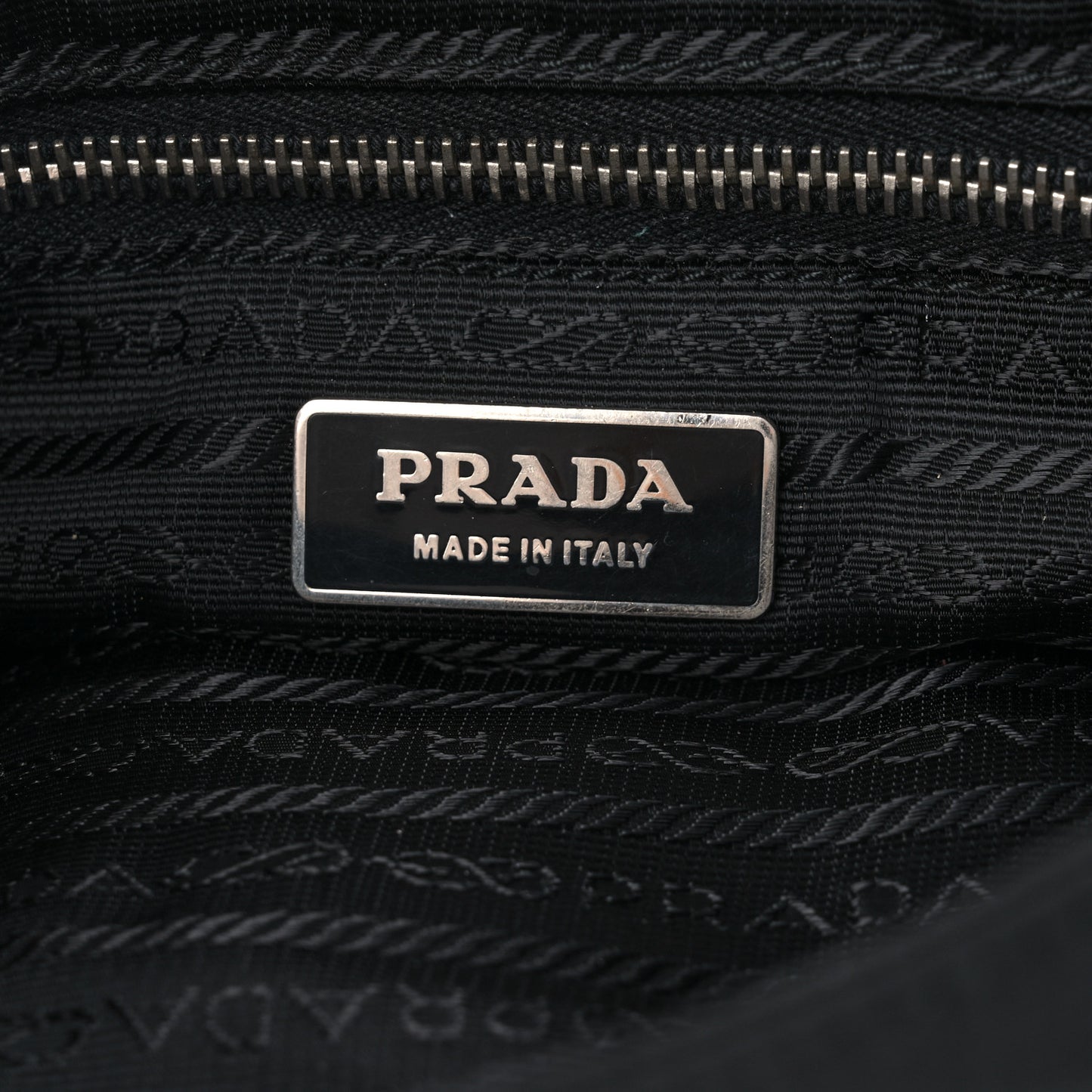 Nylon Saffiano Vela Messenger Bag Black