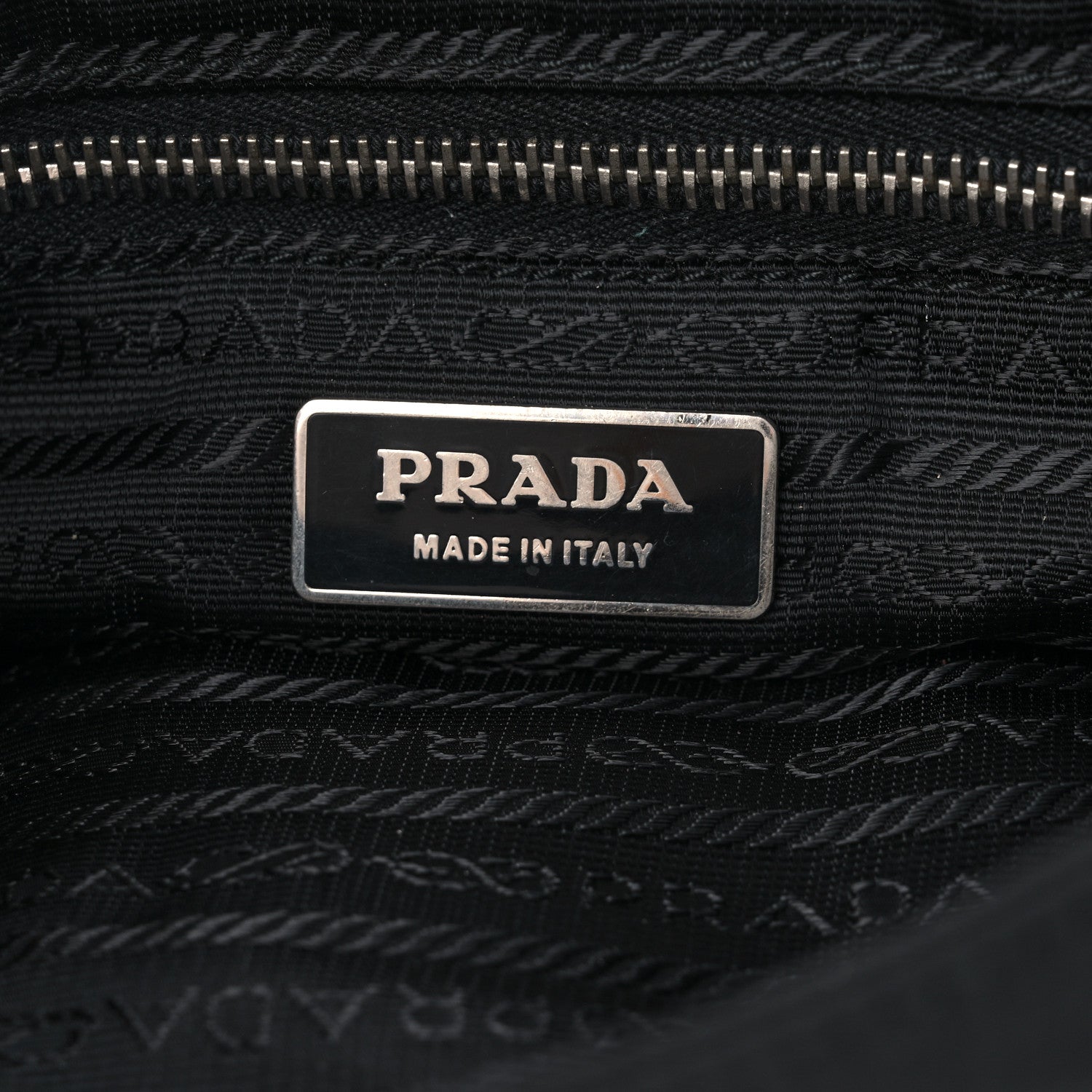 Prada Nylon Saffiano Vela Messenger Bag Black 6 of 10