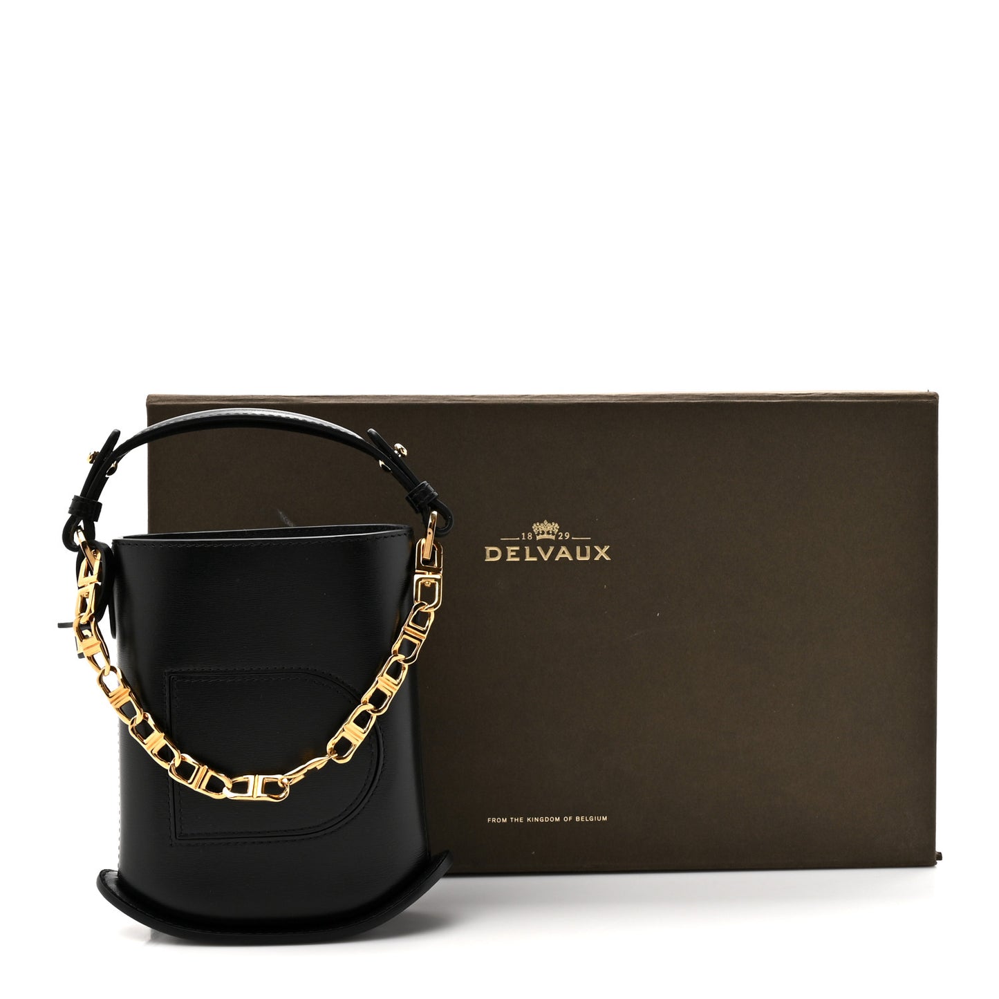 Box Calfskin Toy Pin Eclat Bucket Black