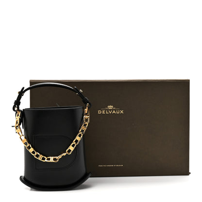 Delvaux Box Calfskin Toy Pin Eclat Bucket Black 9 of 9