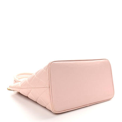 Chanel Caviar Quilted Medallion Tote Light Pink 4 of 10