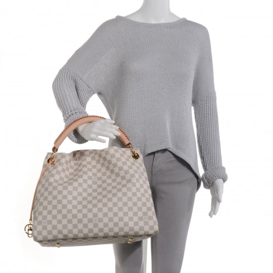 Louis Vuitton Damier Azur Artsy MM 2 of 7