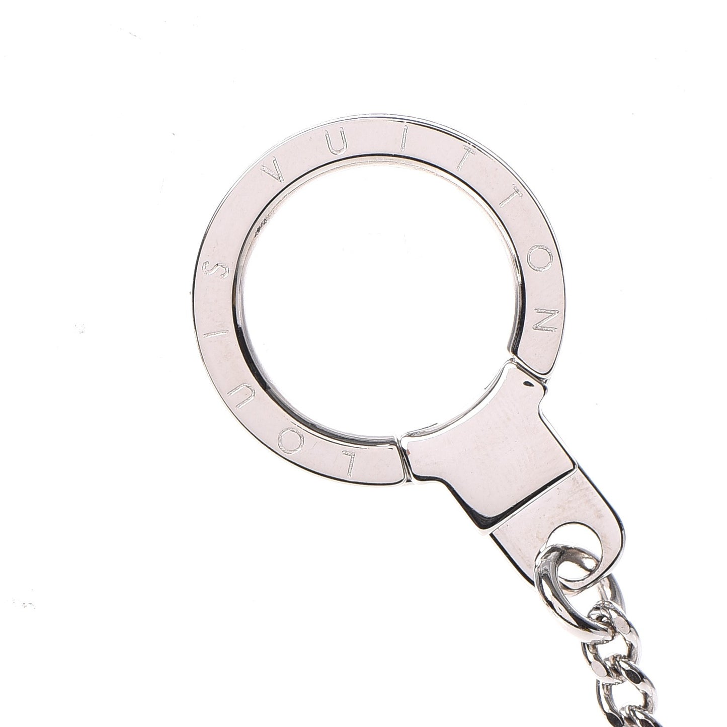 Pochette Extender Key Ring Chain Silver