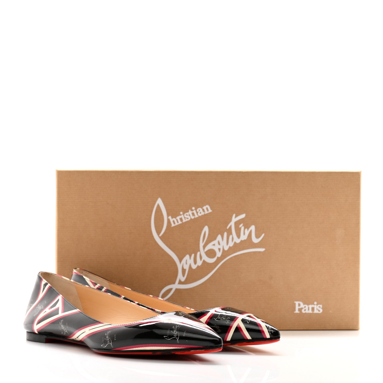 Christian Louboutin Patent Ribbon Ballalla Flats 39 Multicolor 12 of 12