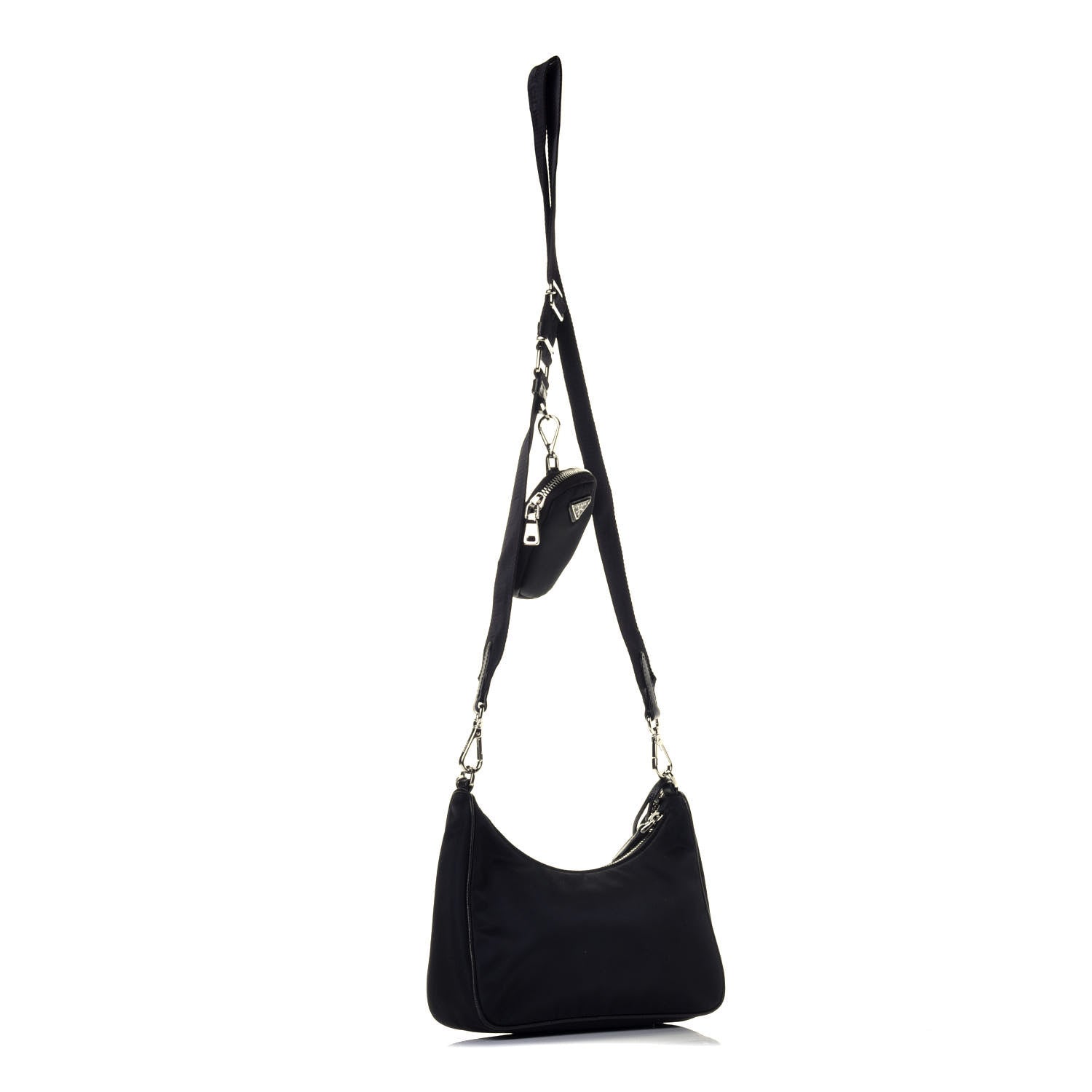 Prada Nylon Re-Edition 2005 Shoulder Bag Black 3 of 9