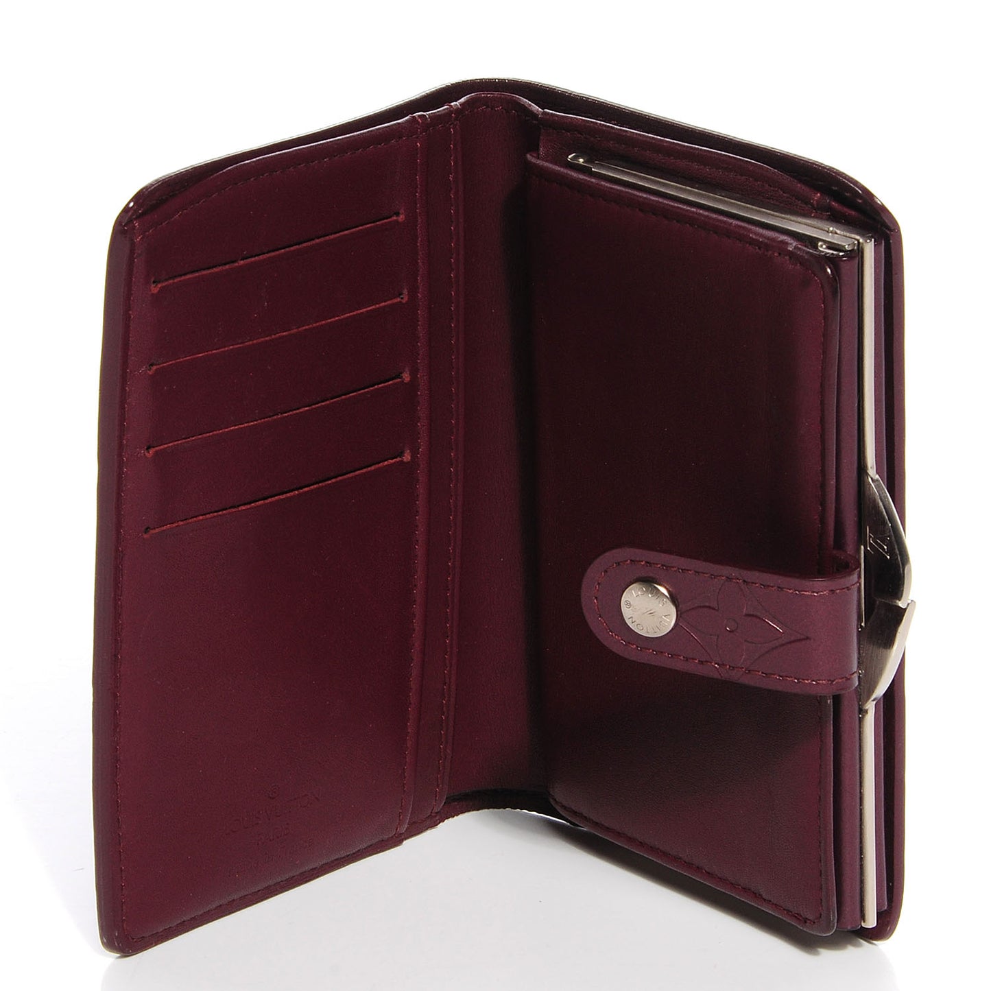 Mat French Purse Wallet Violet