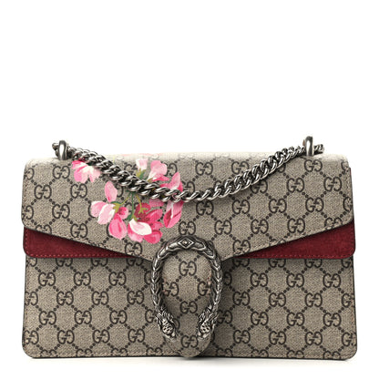 Gucci GG Supreme Monogram Blooms Small Dionysus Shoulder Bag Beige Multicolor Dry Rose 1 of 9