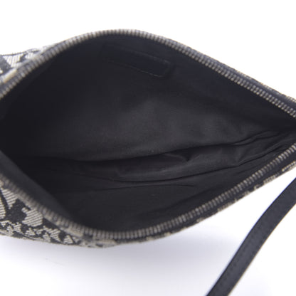 Christian Dior Monogram Mini Saddle Pochette Black 5 of 10