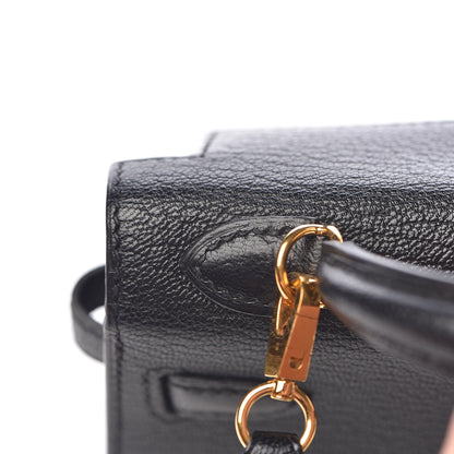 Hermes Chevre Mysore Mini Kelly Sellier 20 Black 15 of 35