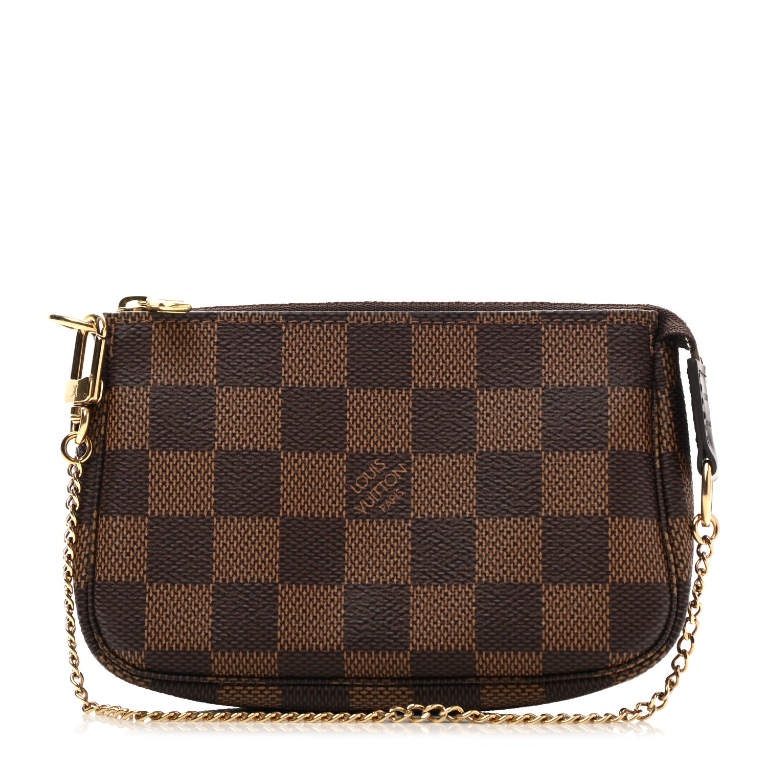 Louis Vuitton Damier Ebene Mini Pochette Accessories 1 of 9