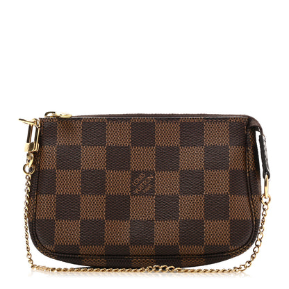 Louis Vuitton Damier Ebene Mini Pochette Accessories 1 of 9