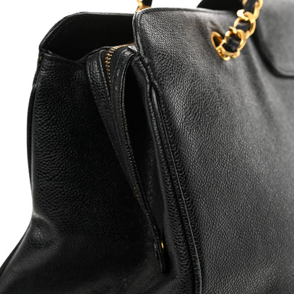 Chanel Caviar XL Weekender Bag Black 14 of 17